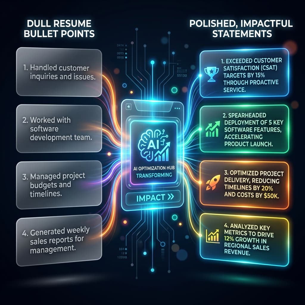 How an AI Resume Bullet Point Rewriter for ATS Transforms Your Job Search