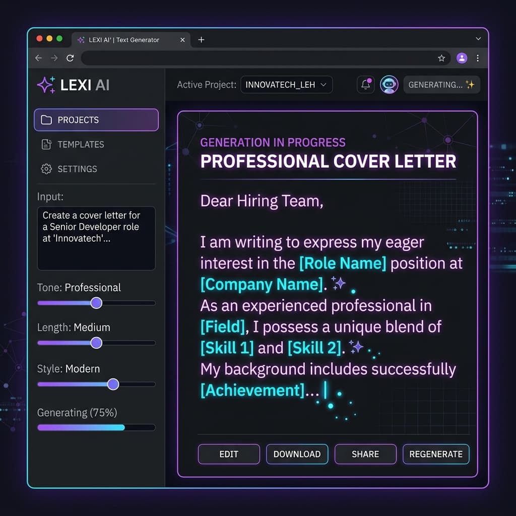 Stop Writing Cover Letters Manually: AI Generators Explained