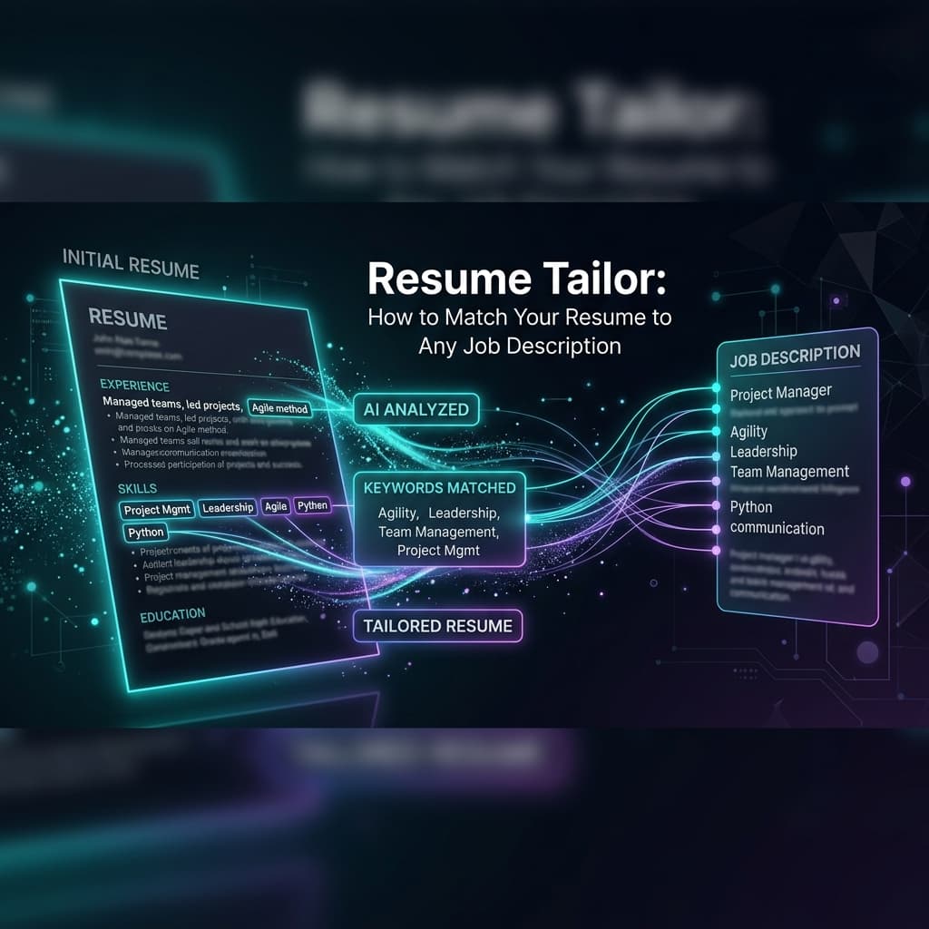 Resume Tailor: How to Match Your Resume to Any Job Description in 30 Seconds
